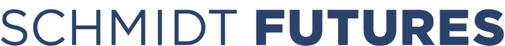 Schmidt Futures Logo, purple title text.